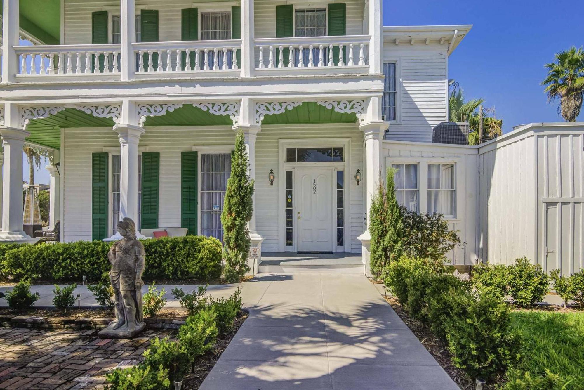 The George Manor Panzió Galveston Kültér fotó